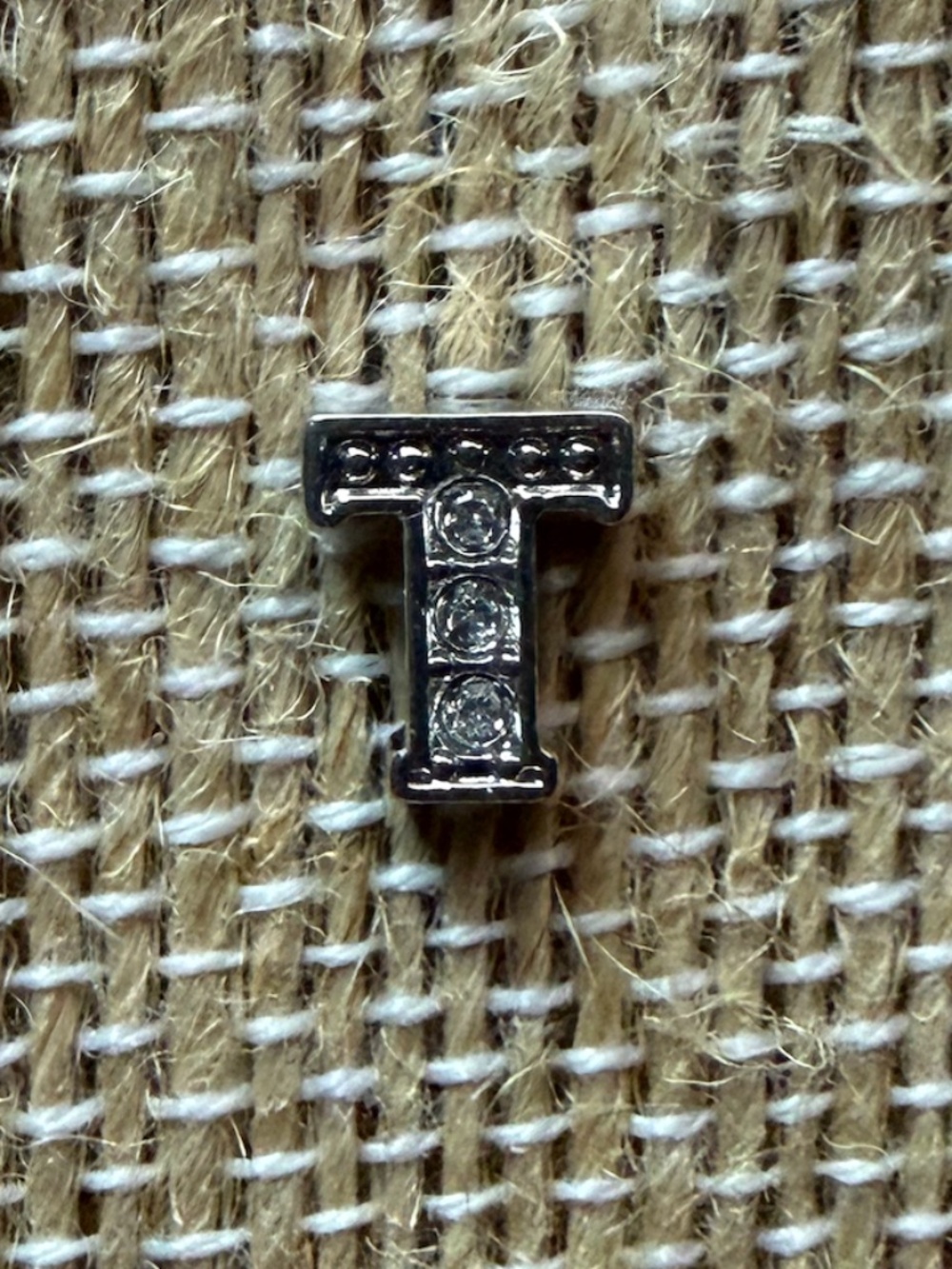 Silver Letter T